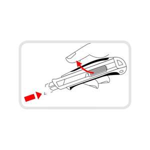 METRICA - 09121 <b>SAFETY</b> <b>CUTTER</b> - EAN 8001066091218 CUTTING KNIVES AND <b>CUTTERS</b> - Product Image 2