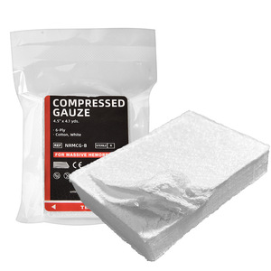 Bông 100% z-gấp nén chiến đấu gạc miếng băng y tế hàng tiêu dùng - Product Image 2