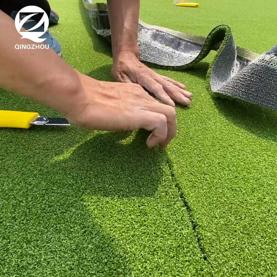 QINGZHOU-alfombra de césped verde para golf, alfombra para jugar al aire libre, S003