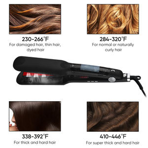 <span class=keywords><strong>Plancha</strong></span> <span class=keywords><strong>de</strong></span> <span class=keywords><strong>Pelo</strong></span> Profesional <span class=keywords><strong>de</strong></span> <span class=keywords><strong>Vapor</strong></span> <span class=keywords><strong>con</strong></span> Luz LED, <span class=keywords><strong>Vapor</strong></span> <span class=keywords><strong>de</strong></span> <span class=keywords><strong>Agua</strong></span>, Temperatura <span class=keywords><strong>de</strong></span> 450F, Tecnología PTC, Infrarroja, <span class=keywords><strong>de</strong></span> Alta Calidad OEM - Product Image 5