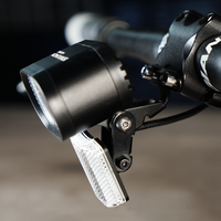 Wuxing – kit de conversion de moteur de vélo de ville électrique fat bike, pièces de phare avant LED en aluminium