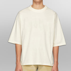 T-shirts pour hommes de haute qualité, streetwear, grande taille, surdimensionnés, coupe ample, t-shirt court, épaules tombantes personnalisées, coton lourd - Product Image 1