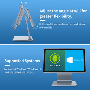 Terminal POS Caixa Registradora de Mesa com Design Contínuo em Liga de Alumínio de 15,6" Sistema Tudo em Um <span class=keywords><strong>Windows</strong></span> Direto da Fábrica - Product Image 5