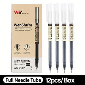 Penna Gel Liquida 0.5mm Scrittura Fluida Multicolore Non Cancellabile Prezzo Economico Alta Qualità <span class=keywords><strong>Cancelleria</strong></span> per <span class=keywords><strong>Ufficio</strong></span> e Scuola - Product Image 2