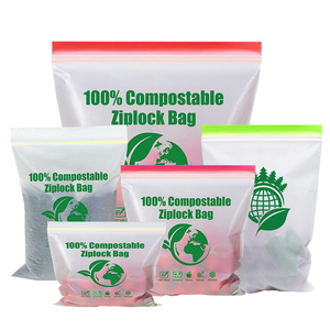 <span class=keywords><strong>2025</strong></span> thân thiện với môi trường compostable resealable dây kéo bao bì thực phẩm phân hủy sinh học Ziplock túi phân hủy túi nhựa - Product Image 1