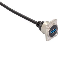 Cable de Extensión USB Hembra de 3.0 con Contacto de Aleación de Zinc y Cobre Plateado OEM, Montaje en Panel, con Garantía de 3 Años para Automóviles y Muebles de Escritorio - Product Image 5