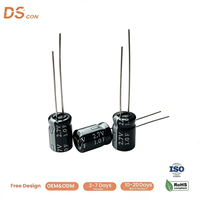 Condensateur électrique double couche 1F 2,7V à trous radiaux 8x12mm pour module RTC, circuit de protection de secours d'alimentation