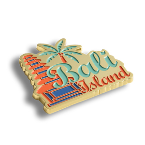 Customized Irregular Creative Design Bali Gift Tourist Souvenir Fridge Magnet - Product Image 1