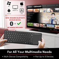 Clavier tactile sans fil 2.4G Clavier ergonomique à ciseaux muet pour bureau et ordinateur d'affaires
