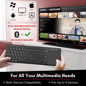 <span class=keywords><strong>Keyboard</strong></span> sentuh nirkabel 2.4G, gunting senyap desain saklar ergonomis untuk bisnis kantor & Komputer - Product Image 5