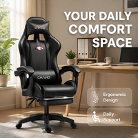 Chaise de jeu en cuir AOR au design industriel, inclinable, ergonomique pour la maison, le bureau, les cybercafés, vente en gros en usine