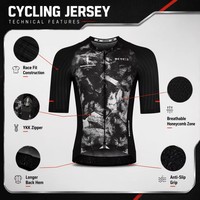 Maillot de cyclisme à manches courtes personnalisé Mcycle OEM, anti-transpiration, séchage rapide, vêtements de vélo de montagne et de route, haut de gamme pour le cyclisme