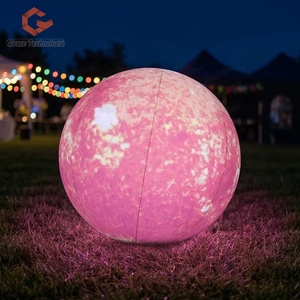 Sphères géantes lumineuses gonflables : Modèles de planètes (Soleil, Terre, Lune, Mars, Jupiter, Saturne) avec éclairage LED - Product Image 1
