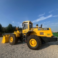 Chargeuse frontale Komatsu WA470 d'occasion, haute puissance, hydraulique, d'origine japonaise, vérifiée, faible nombre d'heures, chargeuse Komatsu WA470 d'occasion à vendre