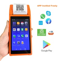 Terminal POS Portátil Android 14 de 5.5 Pulgadas, 2+16GB, Compatible con Impresión de Códigos de Barras 2D, Wi-Fi, 3G, SIM, Bluetooth, USB