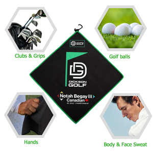 Customizable logo <strong>Golf</strong> Microfiber Fabric Waffle Pattern <strong>Golf</strong> <strong>Towel</strong> Customizable logo With Buckle and Hook - Product Image 5
