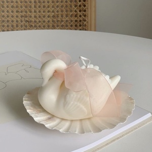 Handmade Đầy Màu Sắc Sáp Đậu Nành Thiên Nga Hình Dạng Động Vật Hương Thơm Nến - Product Image 6
