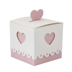 China factory wholesale custom wedding favors gift box packaging paper candy box for guests