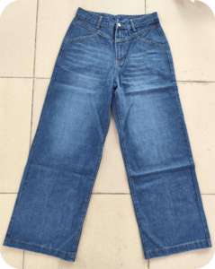 Jeans en gros, mélange de couleurs bleu, <span class=keywords><strong>noir</strong></span> et gris, en <span class=keywords><strong>cuir</strong></span> élégant, idéal pour le printemps - Product Image 6