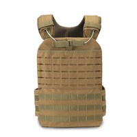 Gilet tactique multifonctionnel-Système de sangle MOLLE avec conception à dégagement rapide et structure renforcée, entraînement en plein air