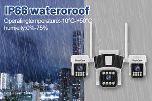 Cámara de Seguridad IP66 con IA, 12MP, 3 Lentes, PTZ, WiFi, Audio Bidireccional, para Exteriores, con Tarjeta SIM 4G y Notificaciones de Alarma - Product Image 2