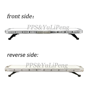 Barre lumineuse d'avertissement <span class=keywords><strong>LED</strong></span> super lumineuse haute puissance en aluminium robuste avec haut-parleur, gyrophare d'ambulance, lumière stroboscopique <span class=keywords><strong>120</strong></span> <span class=keywords><strong>CM</strong></span> - Product Image 2