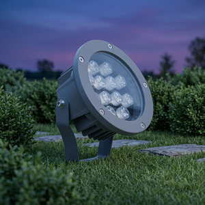 Projecteur LED COB RGB extérieur en aluminium de conception moderne 6W, étanche IP66, pour aménagement paysager, lampadaire de pelouse - Product Image 2