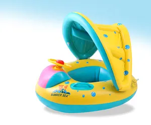 厂家供应热销优质乘骑夏季游泳多功能充气婴儿浮车