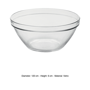 Bol à salade empilable en verre trempé Pompei Ø 12 cm Bormioli Rocco - Product Image 3