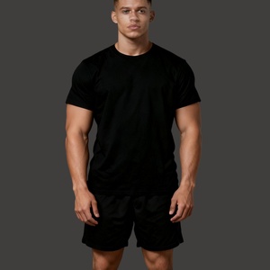100 Combed Cotton nhanh chóng khô thoáng khí phòng tập thể dục Workout <span class=keywords><strong>TEE</strong></span> với chống nhăn thiết kế cho thể hình chạy mặc hàng ngày - Product Image 1