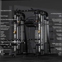 Smith Machine JL-71 Grand Ensemble Combiné Commercial Multifonctionnel pour Fitness à Domicile, Power Rack, Presse à pectoraux, Rack à Squat, Musculation, Chine