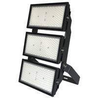 Reflector LED de Aluminio con Garantía de 5 Años para Estadios Deportivos, 200W-500W, IP65, 3000-6500K, Temperatura de Color CRI70, 160000 Lúmenes, RoHS