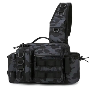 Sac à dos de pêche, boîte à leurres, sacoche de rangement, sac banane, porte-canne à pêche à la mouche pour homme, sac à bandoulière grande capacité, étanche - Product Image 6