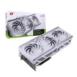 2025 New Release Colorful IGame GeForce RTX 5090D W OC 32GB GDDR7 GPU AI Computing <b>White</b> <b>Graphics</b> <b>Card</b> for Desktop Gaming Graphi - Product Image 3