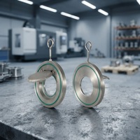 Vanne anti-retour à disque unique, vente directe usine Chine, corps CF8/CF8M, joint d'étanchéité PTFE/FKM/EPDM, 2 pouces, pour milieux abrasifs et boues