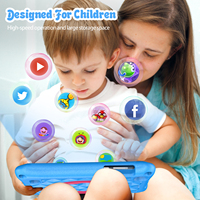 Tablette Android M7K pour enfants, 7 pouces, 8+32 Go, double caméra, Wifi, avec applications pour enfants, pour l'étude et les jeux