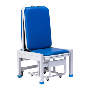 अस्पताल रोगियों के लिए कारखाने थोक स्टेनलेस स्टील जलसेक चेयर के साथ फोल्डेबल मेडिकल रिस्टनर - Product Image 5