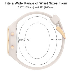 Orologio Digitale Cronografo Sportivo da <span class=keywords><strong>Donna</strong></span>, Impermeabile 5 ATM, Cassa in Acrilico 37MM, Cinturino in Silicone, Elegante e Sportivo con Data - Product Image 4