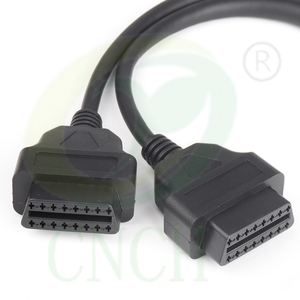 L tipi OBD2 1 dakika 2 uzatma kablosu dirsek 90 derece erkek bir sürükle iki kadın bağlayın dönüştürücü kablosu 16 pin 16 çekirdek obd - Product Image 4