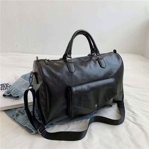Bolso de viaje y gimnasio de gran capacidad, estilo elegante y sencillo, de poliéster PU, bandolera, tipo tote, de fábrica BSCI. - Product Image 4