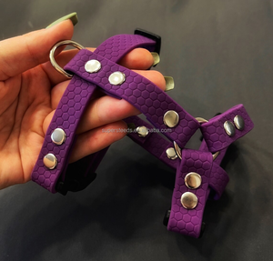 Imbracatura per Cani e Gatti a Forma di H in Silicone Bicolore Rivestito in PVC, Accessorio per Animali Domestici sia Canini che Felini - Product Image 4