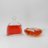 Carafe à vin en verre facetté créative pour les boissons ou les liquides