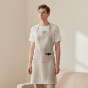 Custom Design Canvas Work <b>Kitchen</b> <b>Apron</b> with Pockets All Over Full Printing Business Advertising Promotional Gift <b>Aprons</b> <b>Kitchen</b> - Product Image 2