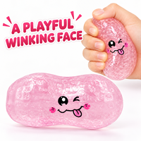 Vaseline Peanut Squishy TPR pour le visage, best-seller transfrontalier, jouet anti-stress réaliste style alimentaire, entraînement de préhension direct