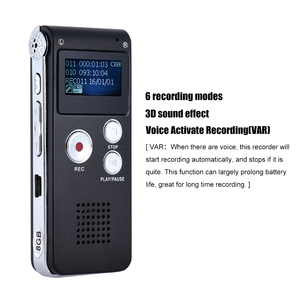 Mini enregistreur vocal numérique, 8 go, acessoreuse, pour conférences, <span class=keywords><strong>Dictaphone</strong></span> - Product Image 6