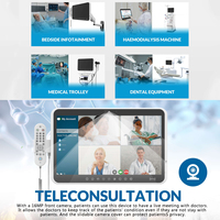 Meilleur tablette médicale étanche de 21,5 pouces, PC Android 13 Octa Core, terminal d'infodivertissement pour chevet d'hôpital avec caméra 16MP