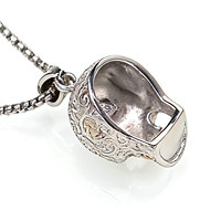 Casques de moto vintage Flipt, accessoires de mode en acier inoxydable, pendentifs et ornements