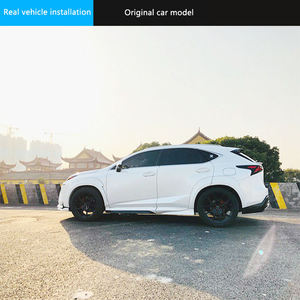 Adecuado para <span class=keywords><strong>Lexus</strong></span> NX200 200T <span class=keywords><strong>300H</strong></span> F Sport 15-17, modelo AIM modificado, alerón lateral pequeño de fibra de carbono para el guardabarros trasero. - Product Image 4