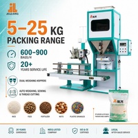 Máquina Empacadora de Maíz, Máquina Ensacadora de Boca Abierta de 25 kg y 50 kg, Semiautomática con Codificación de Fecha Opcional