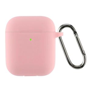 AirPods Silicone Protective Case Liquid Silicone Anti-Lost Carabiner For AirPods 2 Portable Cover - Product Image 4
